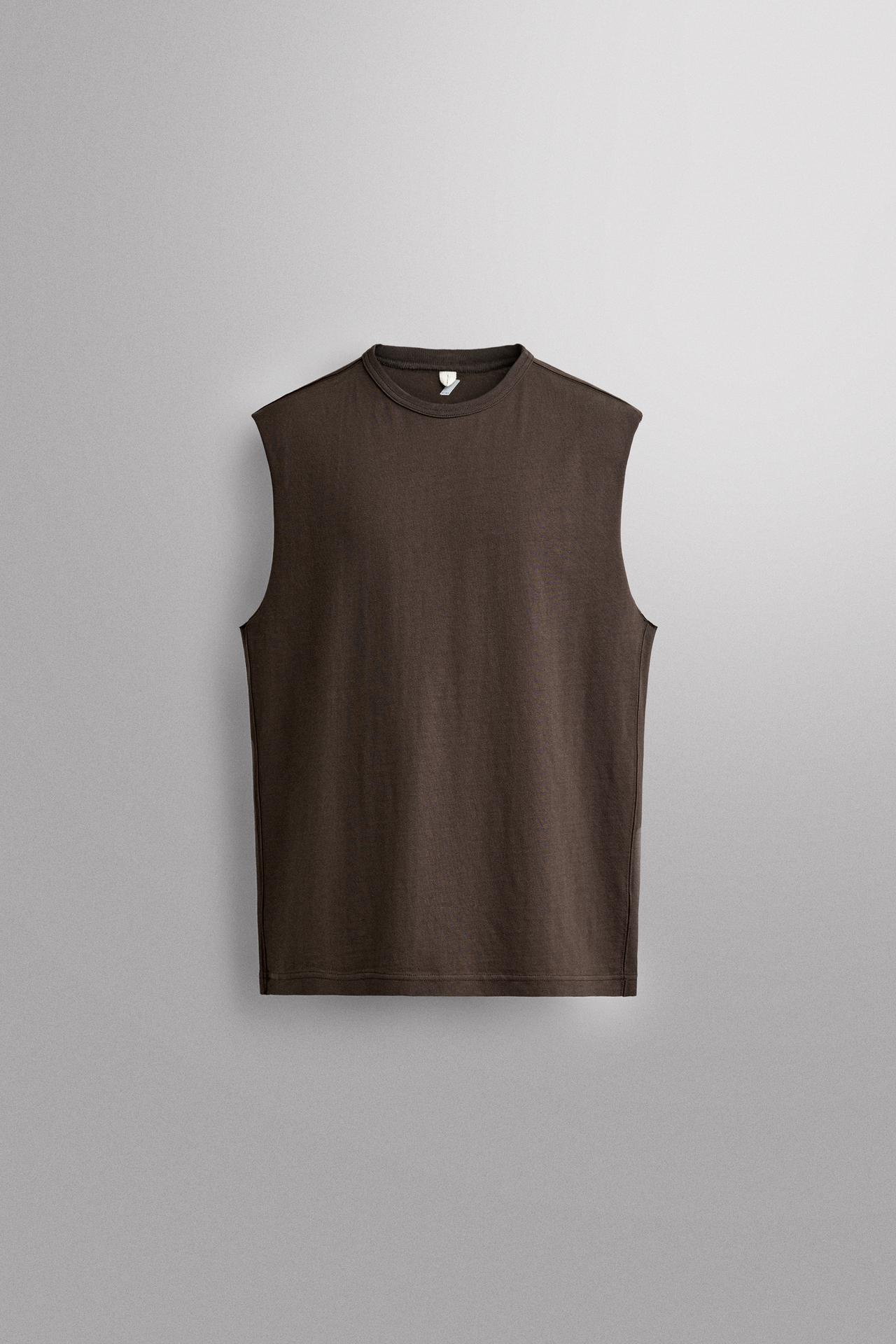 HEAVYWEIGHT TANK TOP — Brown