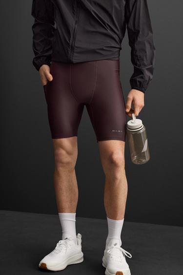 TRAINING LEGGINGS - Burgundy by Zara - Image 5
