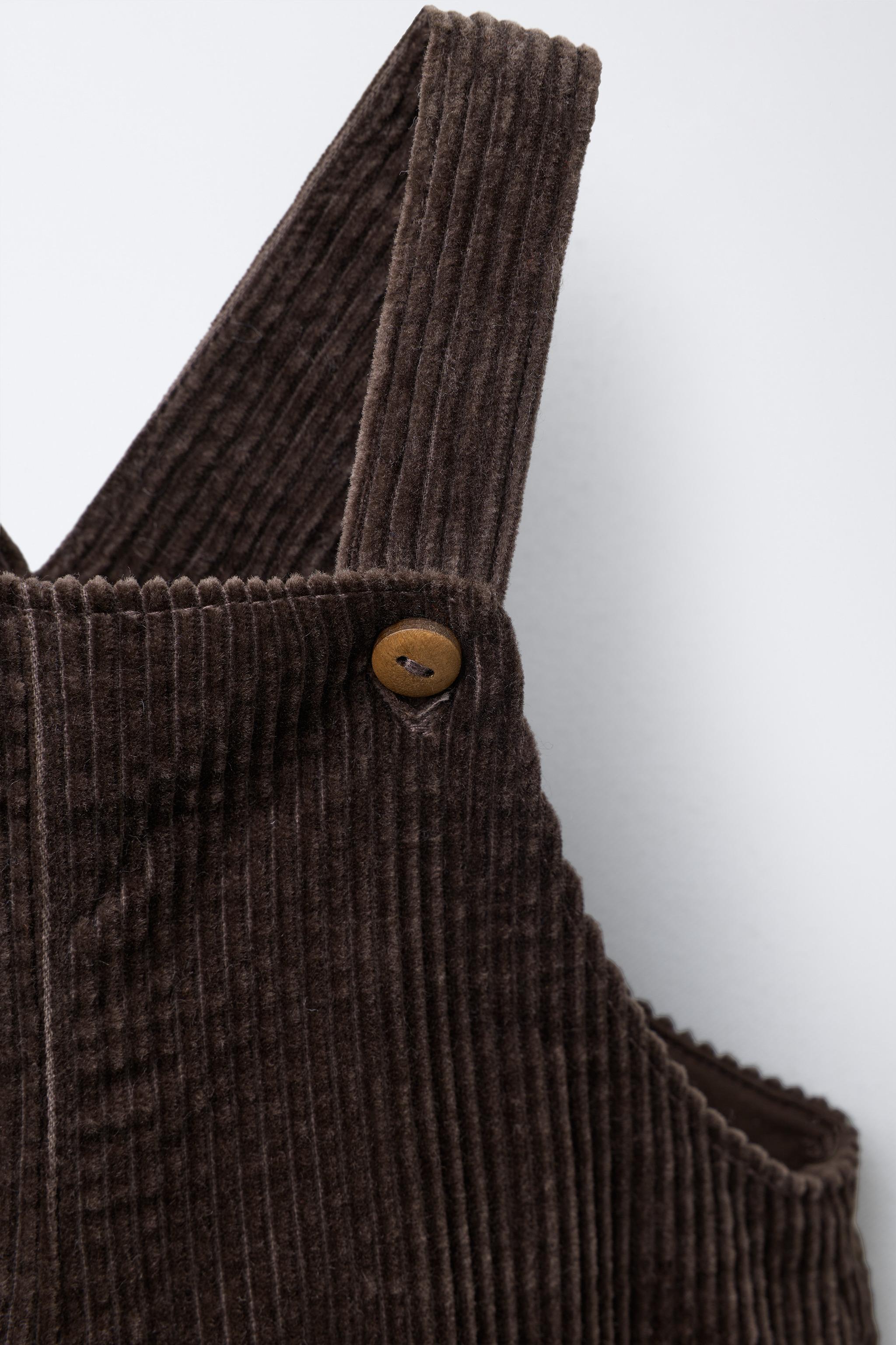 Zara - Long Corduroy Overalls - Dark Brown - 9-12 Months (31,5 Inches) - Kids Zara - Long Corduroy Overalls - Dark Brown - 9-12 Months (31,5 Inches) - Kids