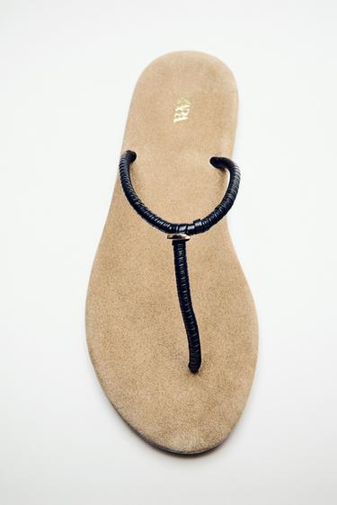 САНДАЛИИ С РЕМЕШКАМИ — Черный от Zara