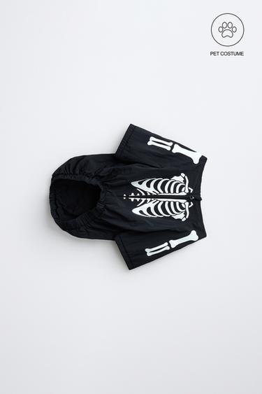 DÉGUISEMENT SQUELETTE POUR ANIMAL - Noir de Zara