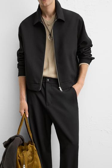 REGULAR FIT TROUSERS - Black by Zara - Image 5