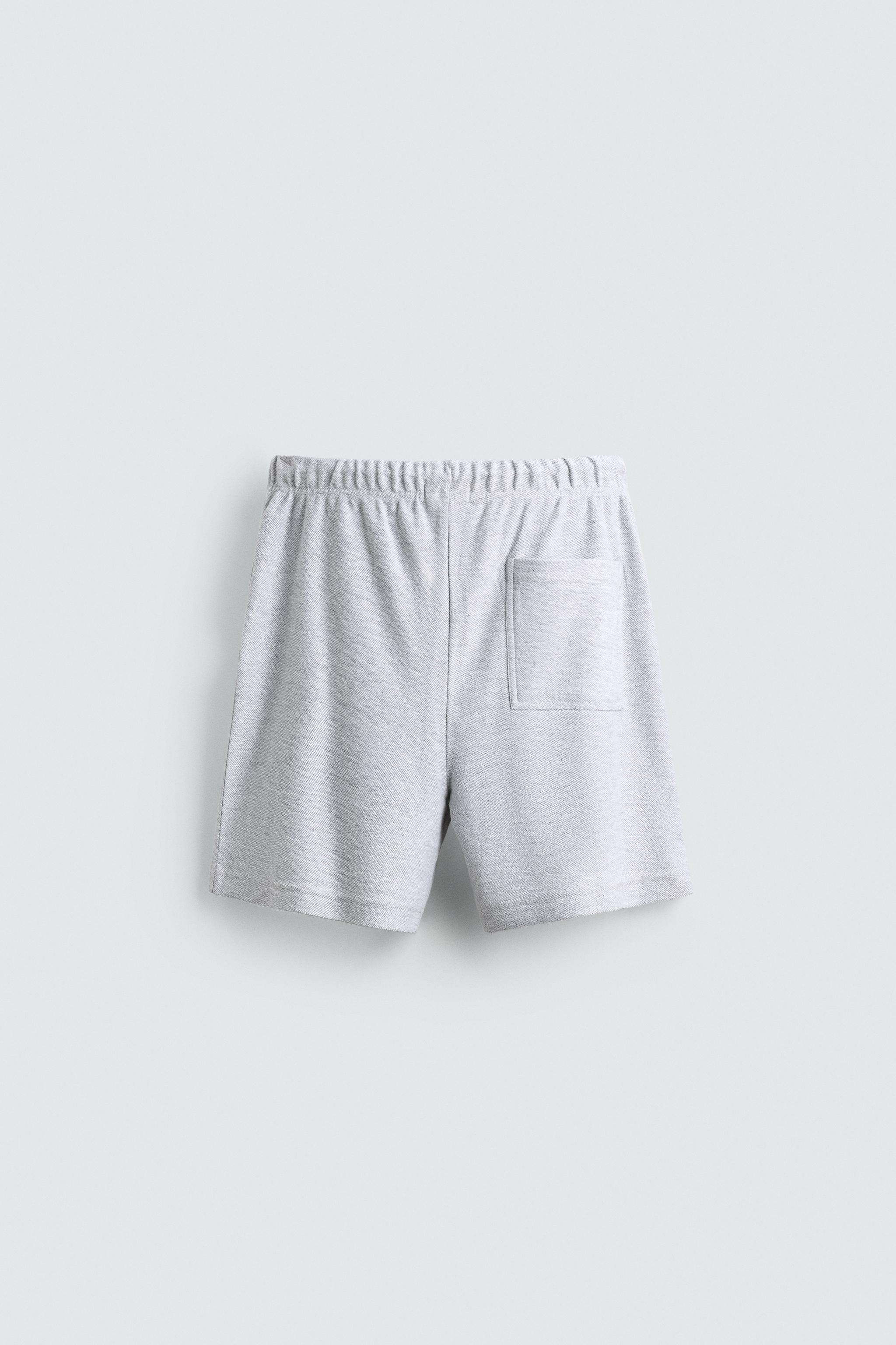 TEXTURED RELAXED FIT JOGGER SHORTS