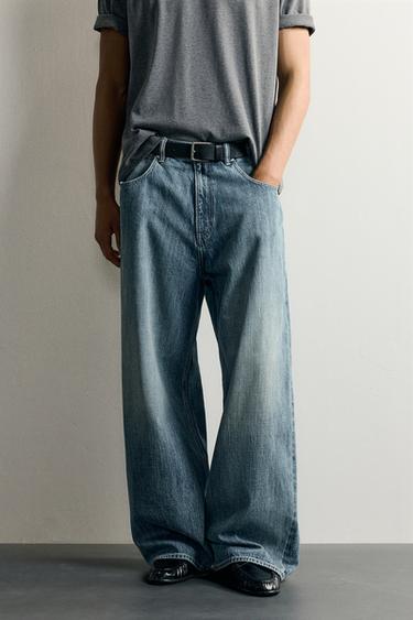 BAGGY FIT JEANS - Blue by Zara