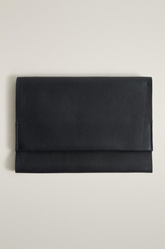 CAPA DE COURO PARA CADERNO A5 AZUL - Azul da Zara - Imagem 0