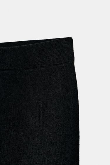 KNIT MIDI SKIRT - Black by Zara - Image 4