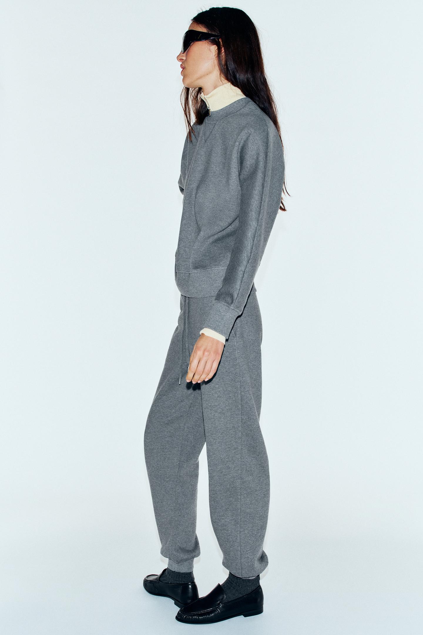 Женские брюки Zara Basic Fleece — фото 3