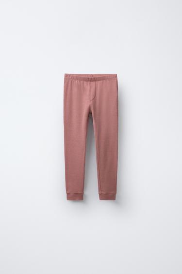 2-6 ANS/ PYJAMA EN LAINE MÉRINOS - Rose de Zara - Image 4