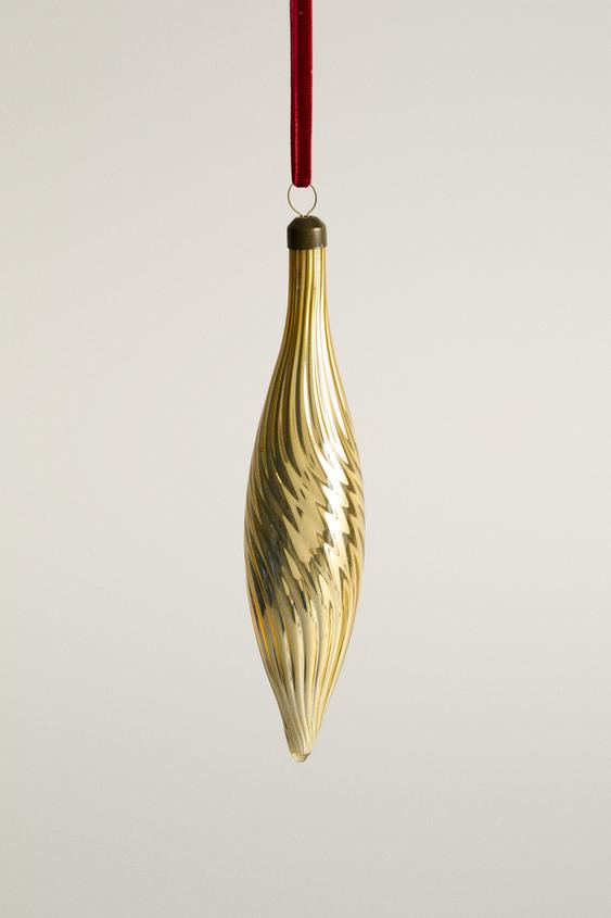 WEIHNACHTSBAUMSCHMUCK LANG GOLDFARBEN - Goldfarben von Zara - Bild 0