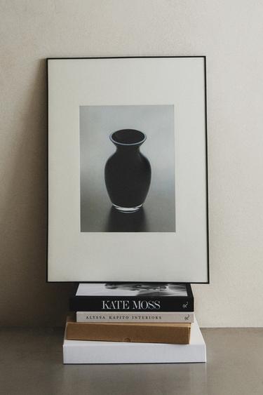 XL PHOTO FRAME WITH METAL BORDER - Black by Zara