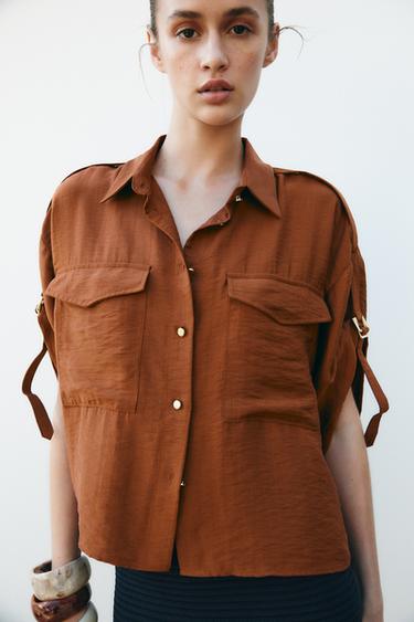 CHEMISE SAFARI MANCHES COURTES - Tuile de Zara - Image 1