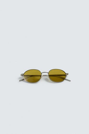 ROUND METAL SUNGLASSES - Matte silver by Zara - Image 6