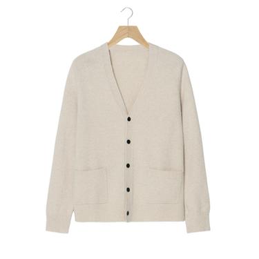 WOOL - ALPACA ORIGINS CARDIGAN - Ecru by Zara