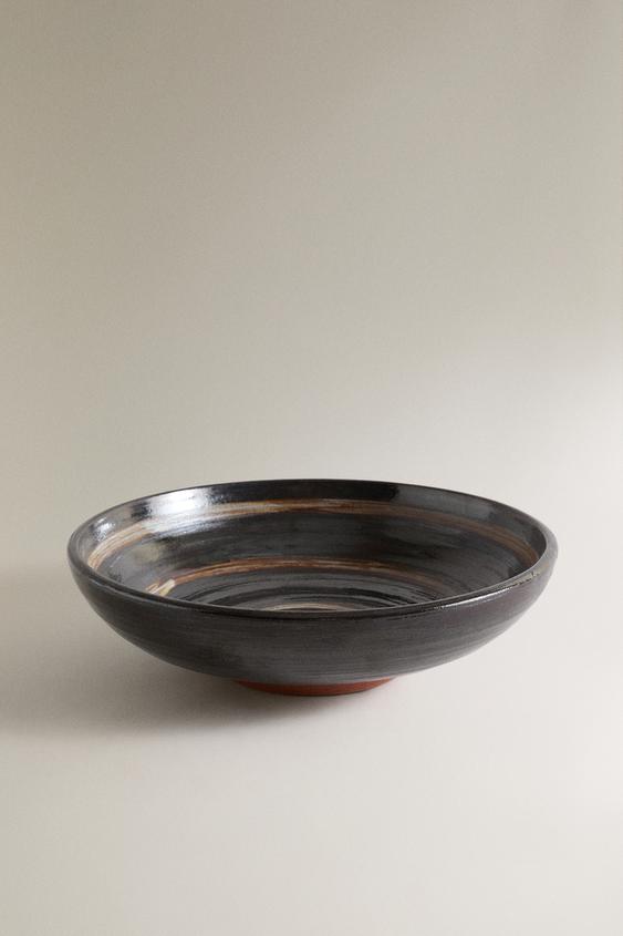 Zara ENAMELLED DECORATIVE BOWL - 棕色 - 圖片 0