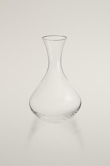 KRISTALLGLASFLASCHE MIT SILBERRAND - Silber von Zara - Bild 0