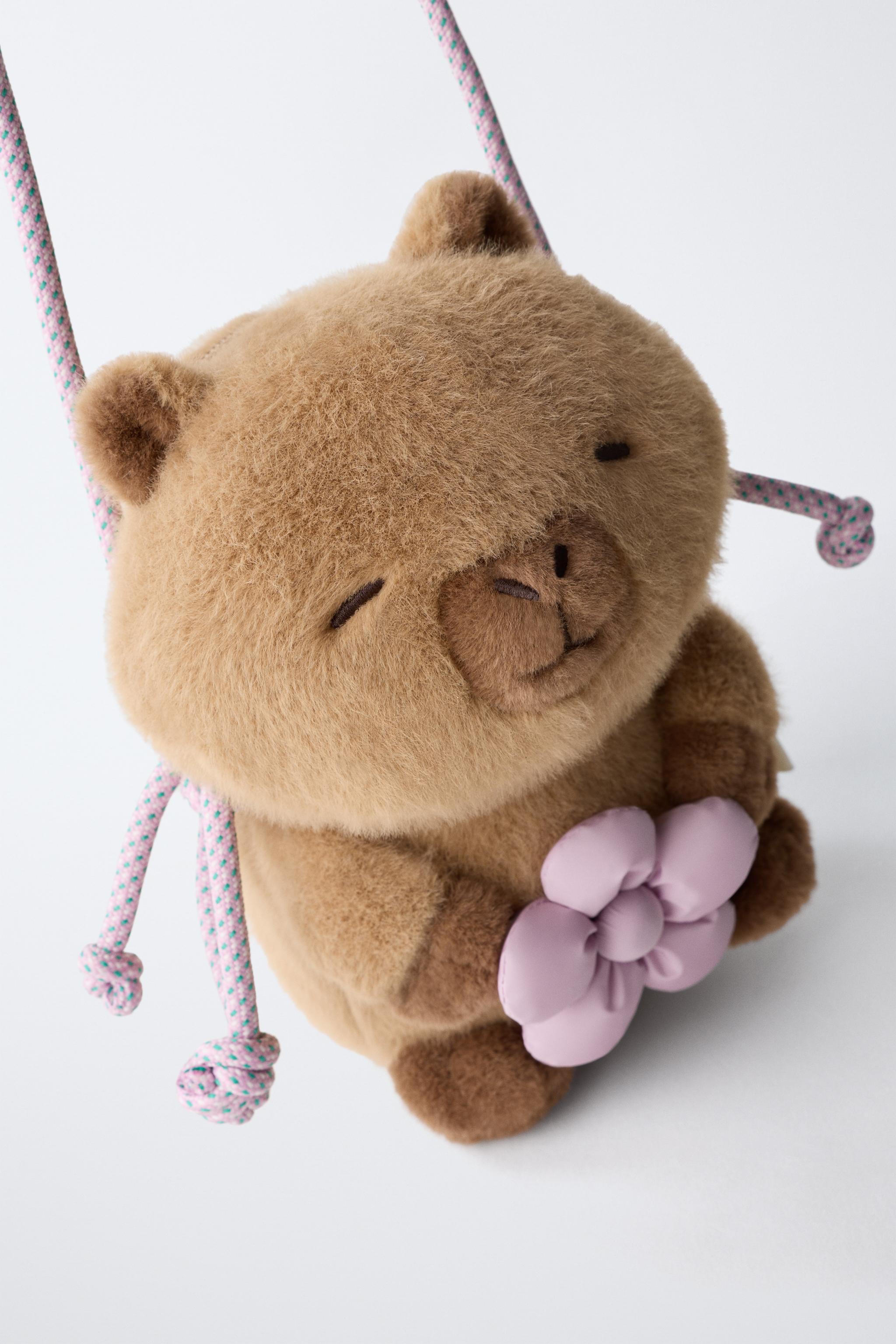 カピバラカピファン©クロスボディバッグ - ブラウン | ZARA Japan / 日本