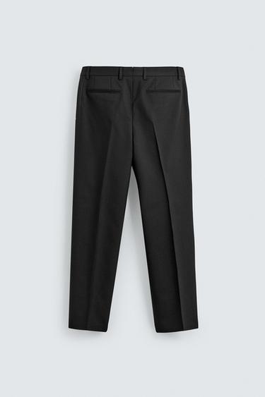 AARON LEVINE X ZARA WOOL TUXEDO TROUSERS - Black by Zara - Image 5
