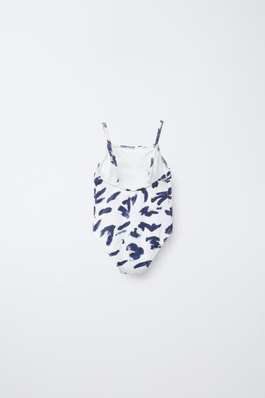 1-6 ANS/ MAILLOT DE BAIN TEXTURÉ À IMPRIMÉ ANIMAL - Multicolore de Zara - Image 1