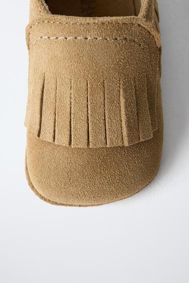 LEATHER SHOES - Sand Brown by Zara - Image 5