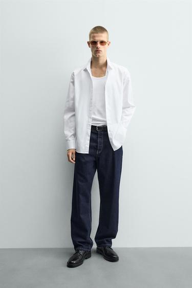 CAMISA SLIM FIT - Blanco de Zara - Imagen 0