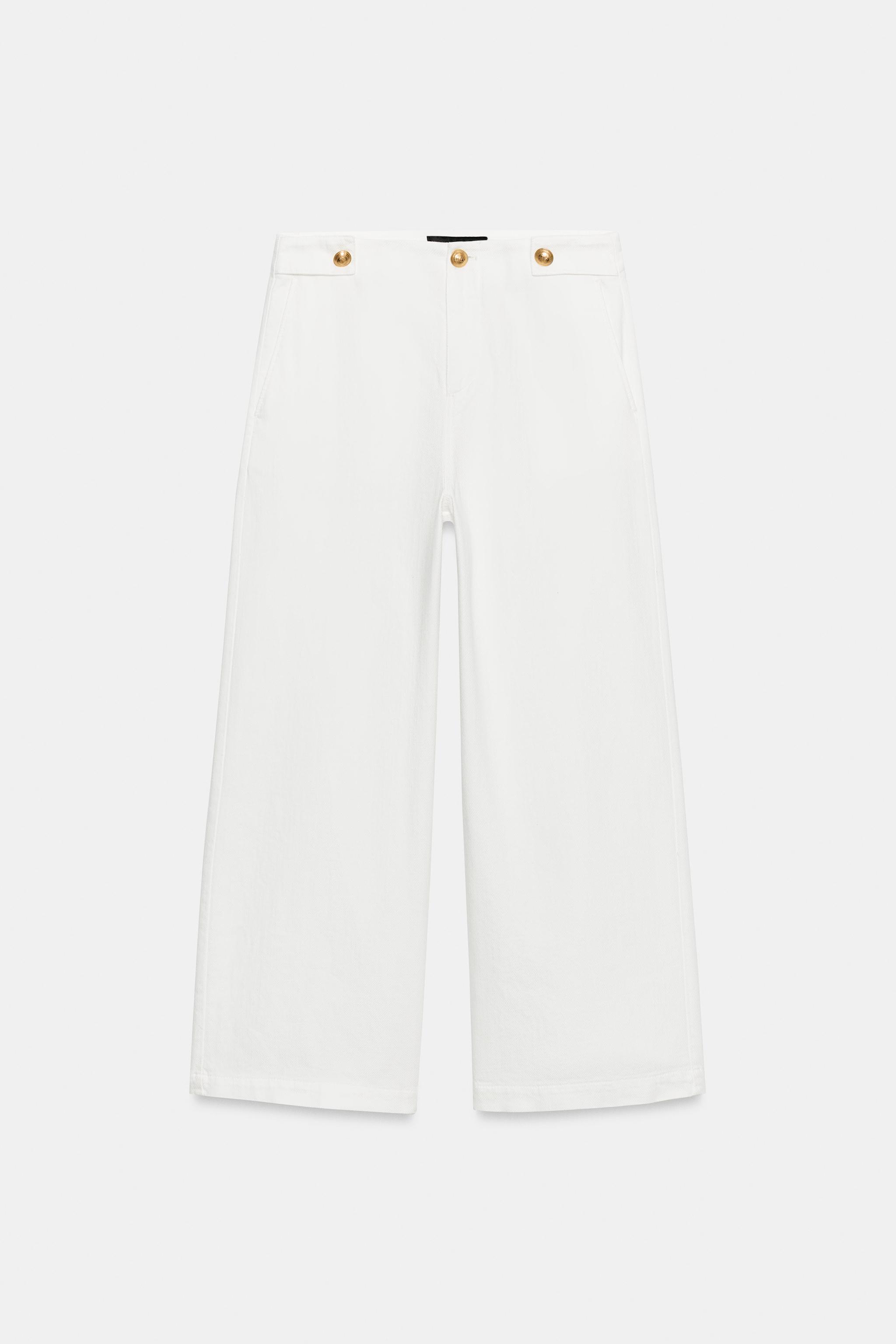 JUPE-CULOTTE À BOUTONS DORÉS