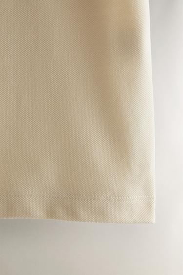 POLO MANCHES COURTES GOLF - Écru de Zara - Image 3