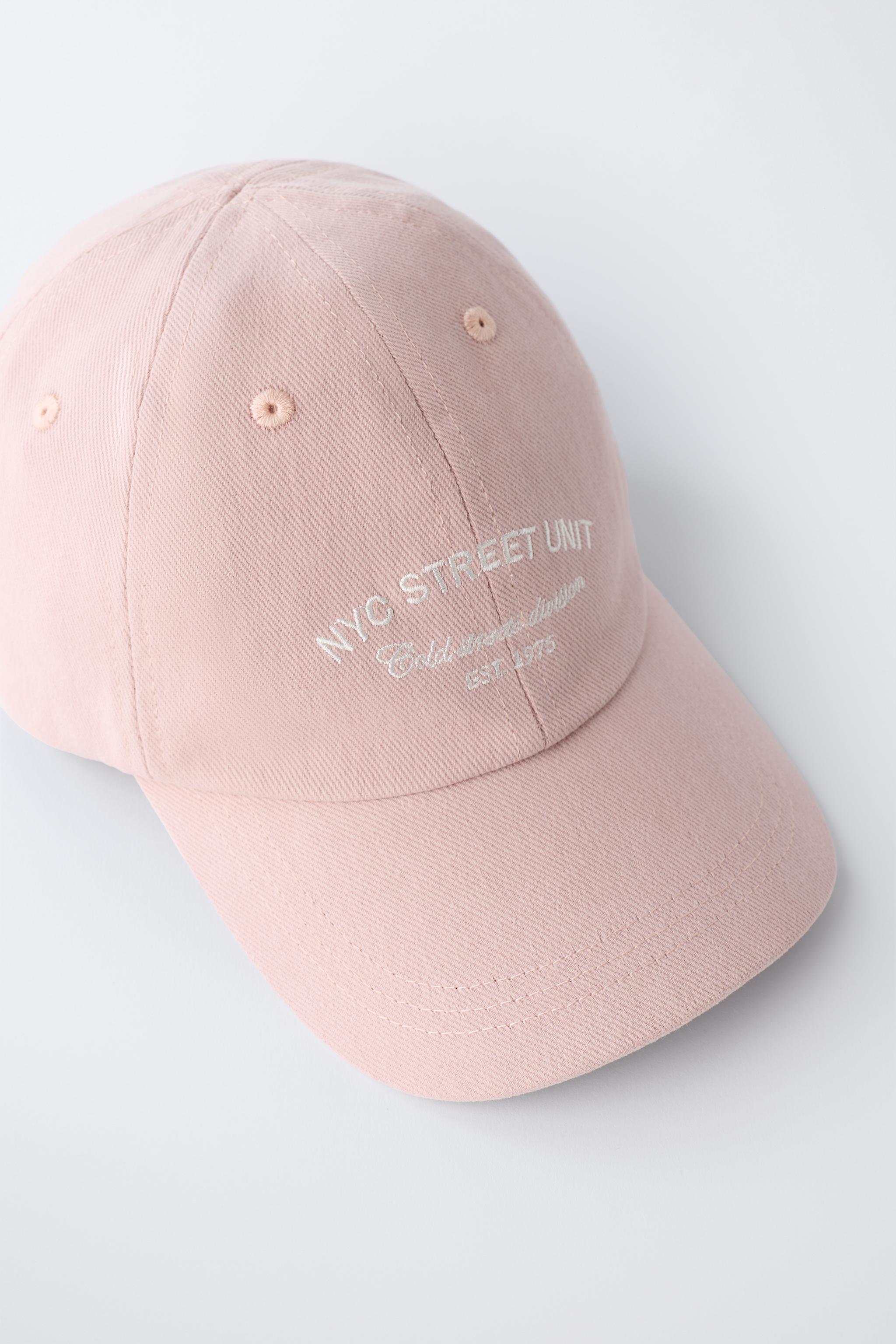 EMBROIDERED TEXT CAP