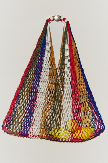 SAC CABAS FILET - Multicolore de Zara