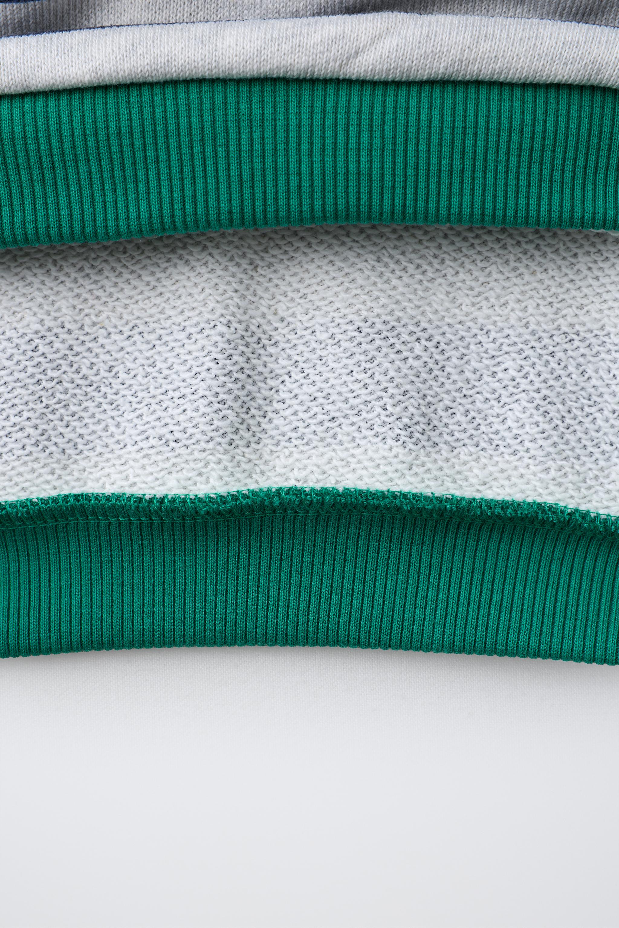 SWEAT À RAYURES ET LISIÈRES CONTRASTÉES FRUIT OF THE LOOM™