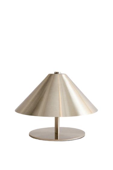 CORDLESS IRON TABLE LAMP - Silver by Zara