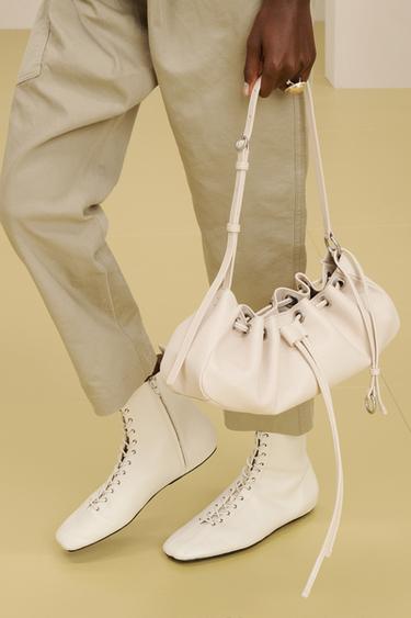 DRP PNT 16 - écru/vert kaki de Zara - Image 2