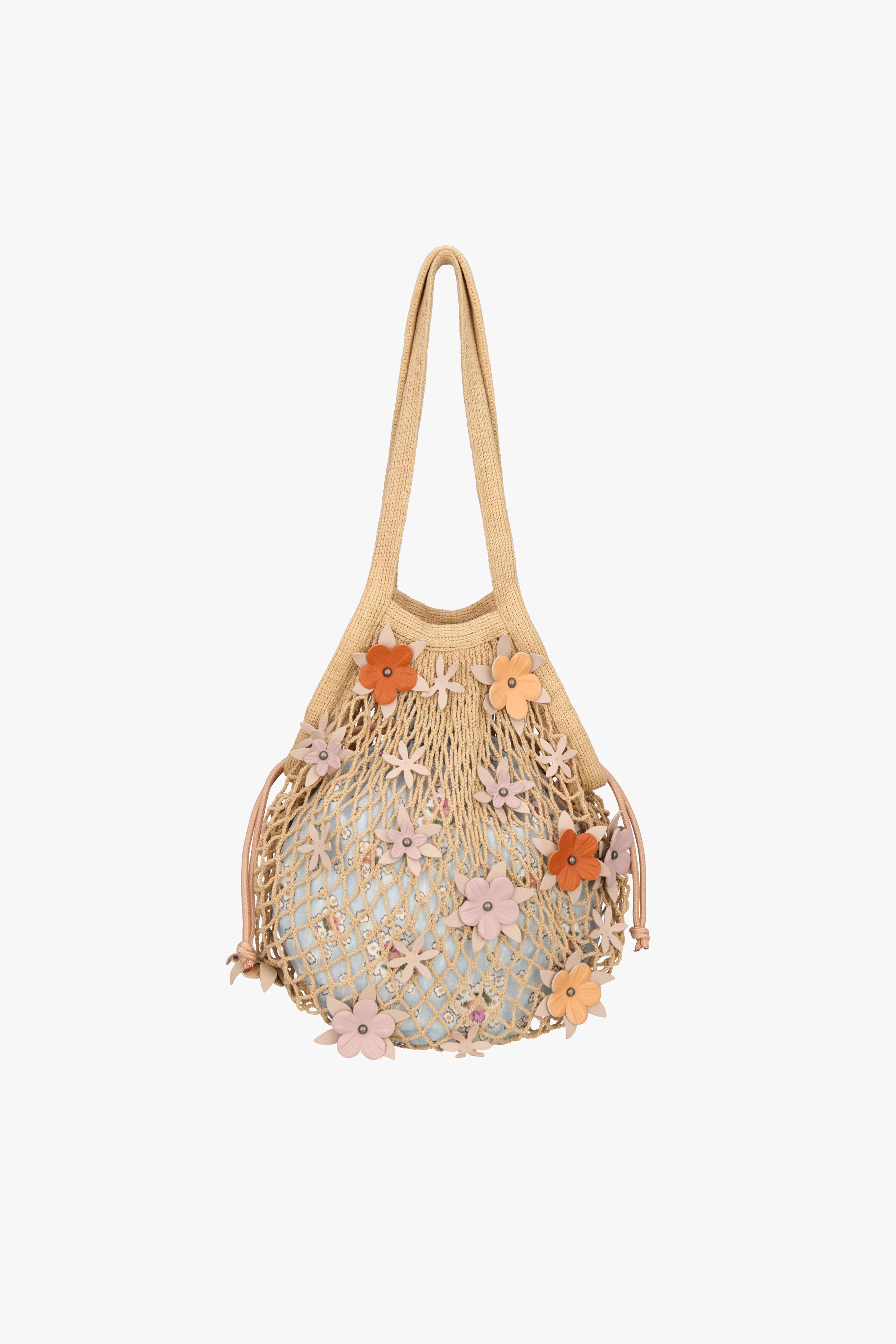 FLORAL LEATHER SHOULDER BAG LIMITED EDITION