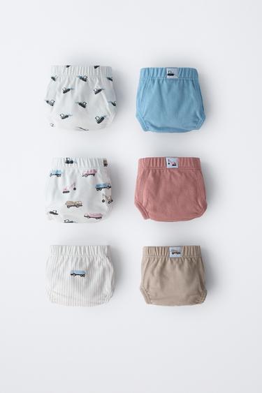 AGES 2-6/ 6-PACK OF CRANE PRINT BRIEFS - White by Zara - Image 4
