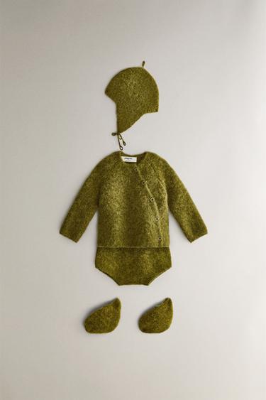 SALOPETTE BÉBÉ ALPAGA - Vert de Zara - Image 3
