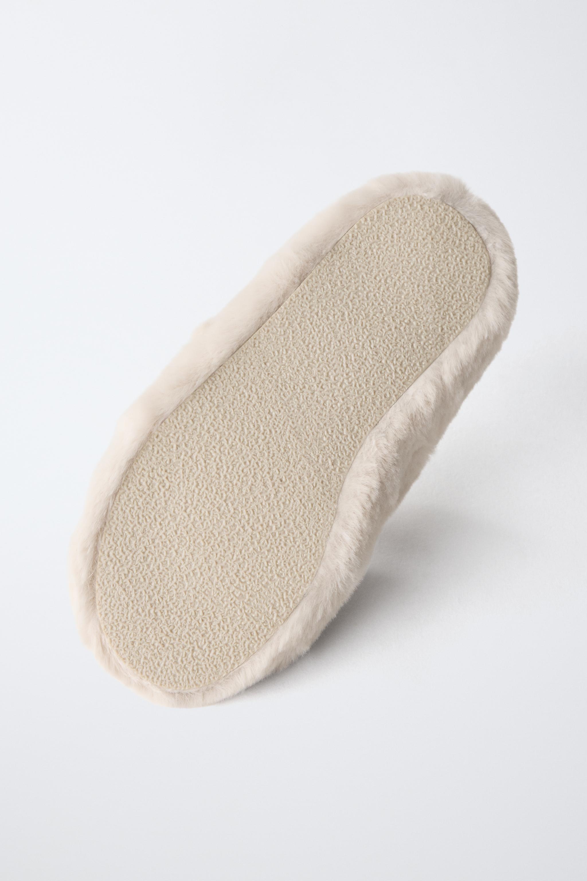 BALLERINES EFFET FOURRURE