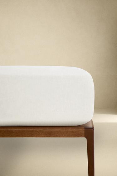 ΣΕΝΤΟΝΙΑ ΑΠΟ ΠΛΥΜΕΝΟ ΛΙΝΟ | 30 cm ΥΨΟΣ (160 g/m²) - Λευκό του Zara