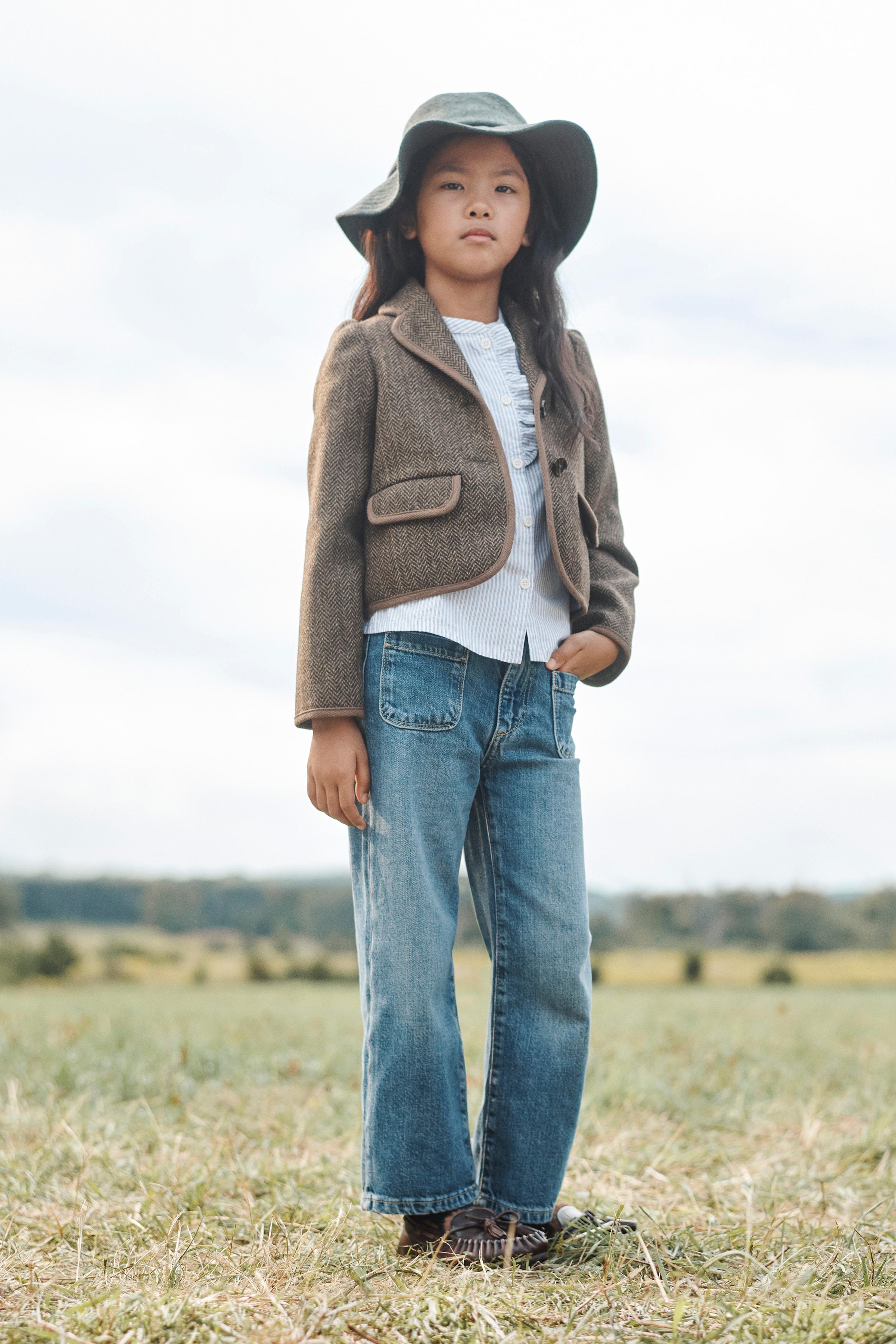 LIMITED EDITION HERRINGBONE WOOL BLAZER - Brown marl | ZARA