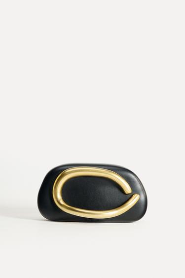 SAC RIGIDE EN CUIR 50E ANNIVERSAIRE - Noir de Zara