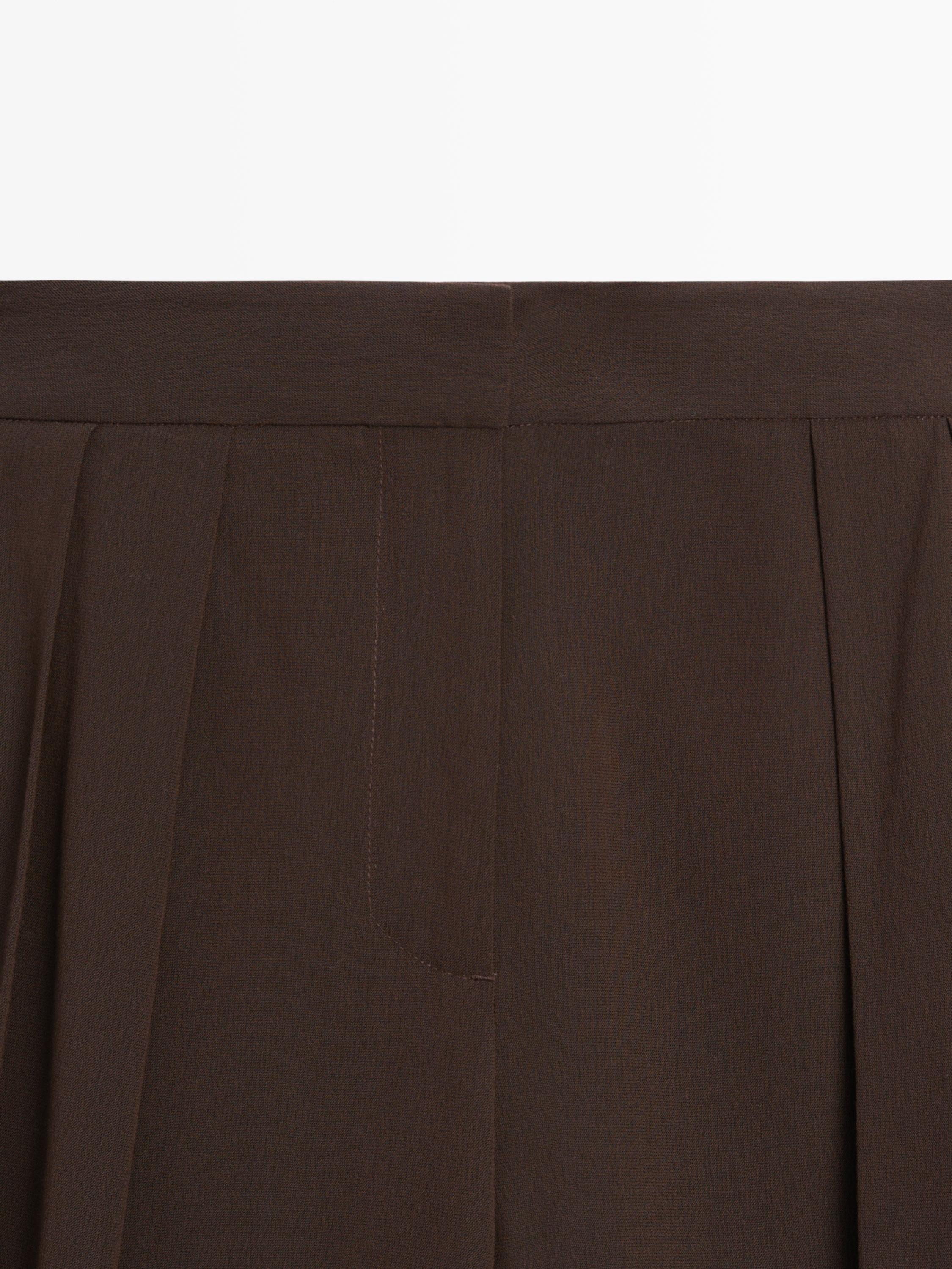Darted sarouel trousers