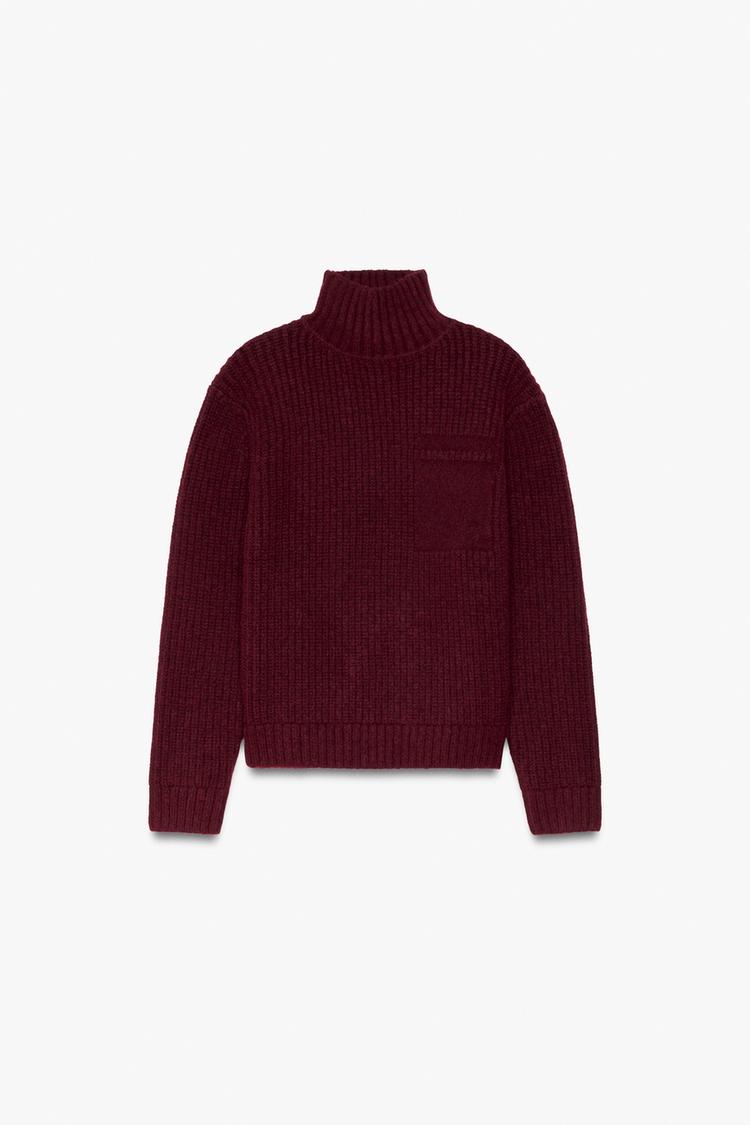 Jersey relaxed fit mezcla lana