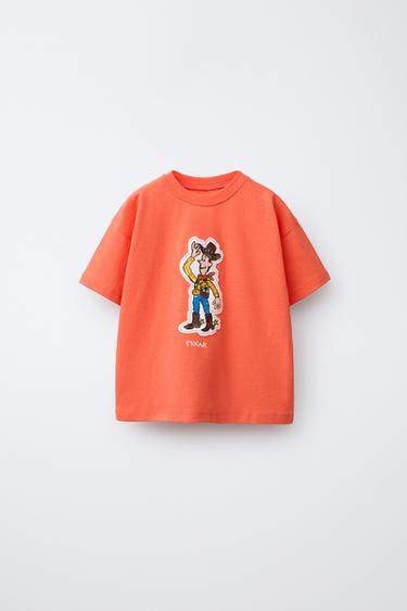 WOODY TOY STORY © DISNEY PIXAR PATCH T-SHIRT - Orange by Zara