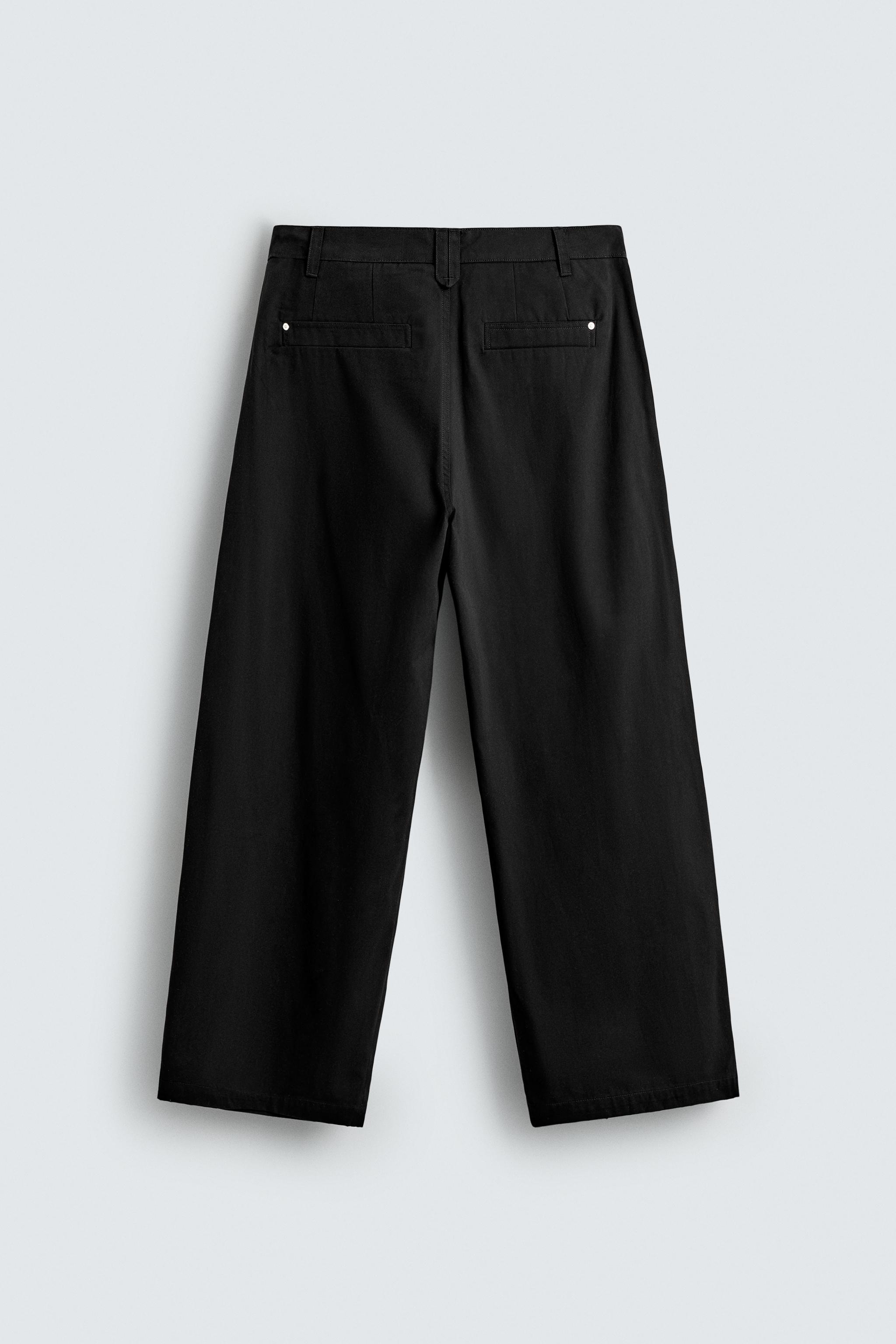 WIDE FIT CHINO PANTS