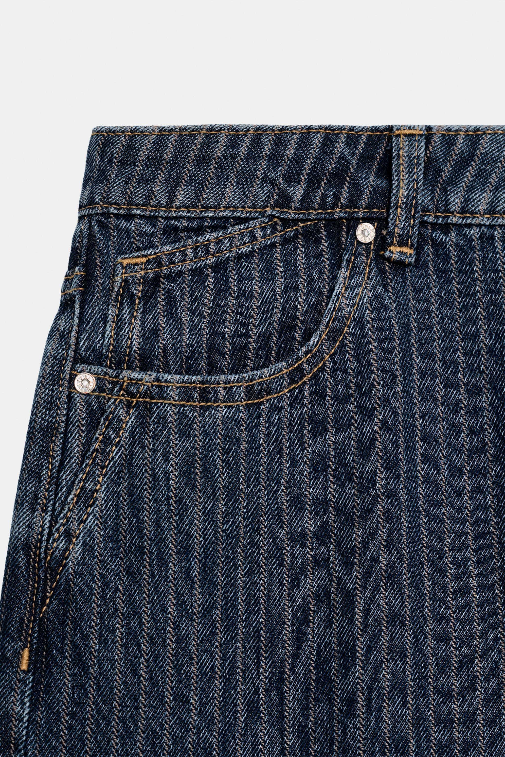 JEANS Z1975 DROIT TAILLE BASSE RAYURES