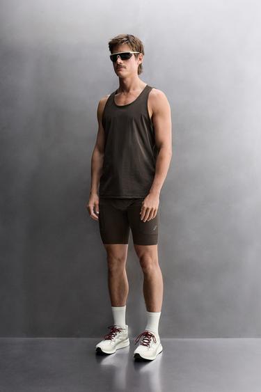 RIDAR© x ZARA TANKTOP VOOR HARDLOPEN - Bruin van Zara - Afbeelding 0