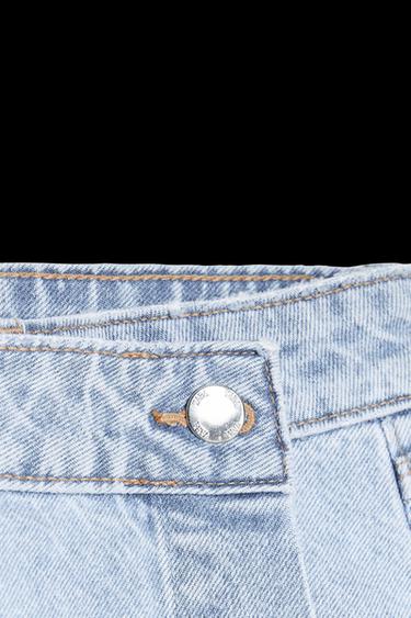 FALDA PANTALÓN Z1975 CRUZADA DENIM - Azul claro de Zara