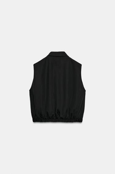 GILET BALLON - Noir de Zara - Image 7