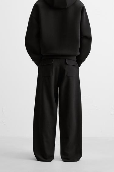 PANTALON COUPE DÉCONTRACTÉE - Noir de Zara - Image 2