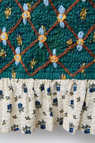 CHEMISE IMPRIMÉ FLEURS - Écru de Zara - Image 3