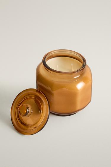 (580 g) Caramel Popcorn scented candle — Tortoise shell 2