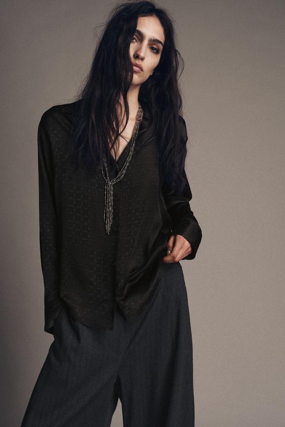 100% SILK PAJAMA SHIRT ZW COLLECTION